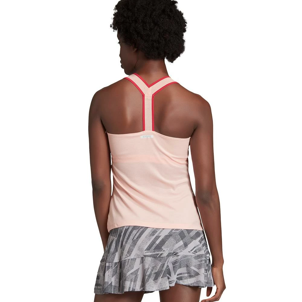 Adidas Women's HEAT.RDY Y-Back Tank Top - Haze Coral - Image 4