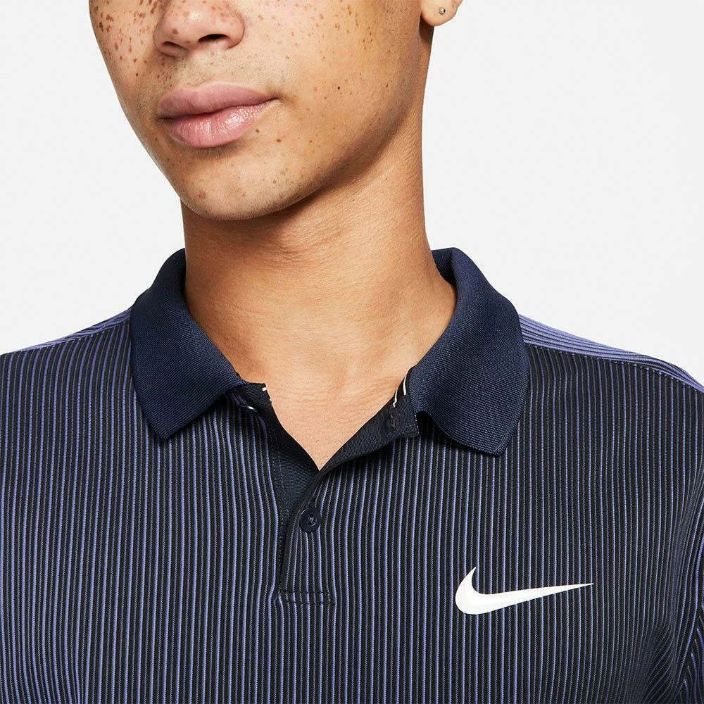 Nike Men's Advantage Slam Polo - Obsidian - Image 4