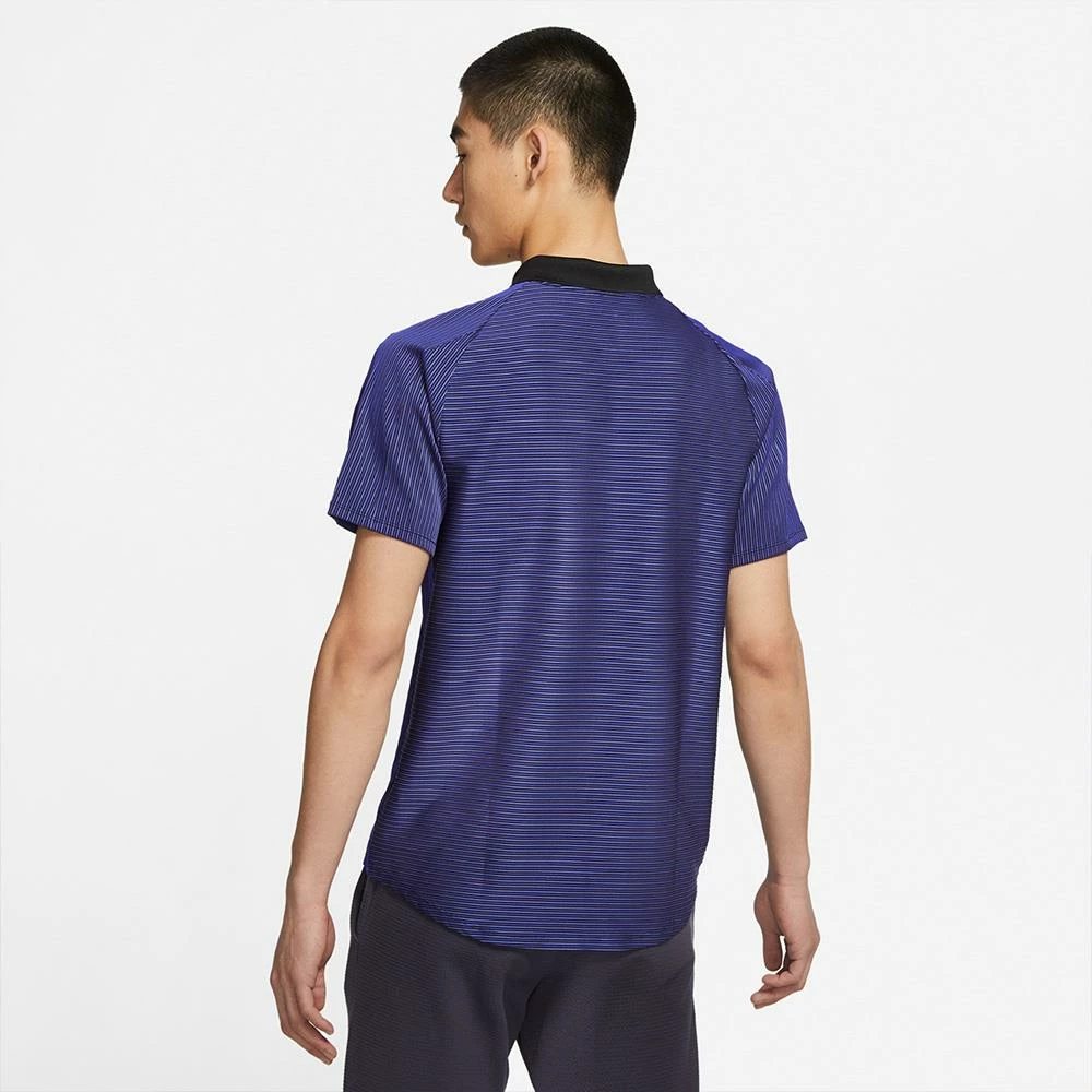 Nike Men's Slam Advantage Polo - Dark Purple Dust - Image 4