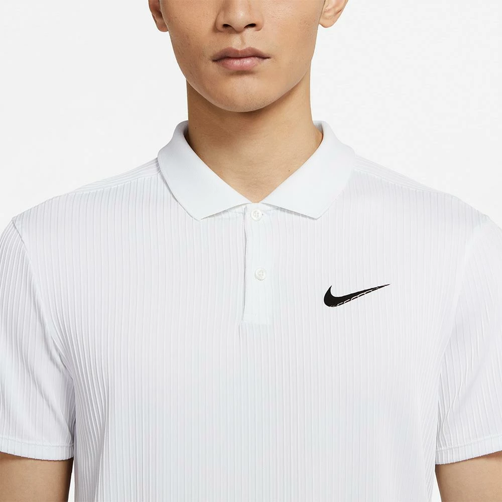 Nike Men's Advantage Slam Polo - London - White - Image 4