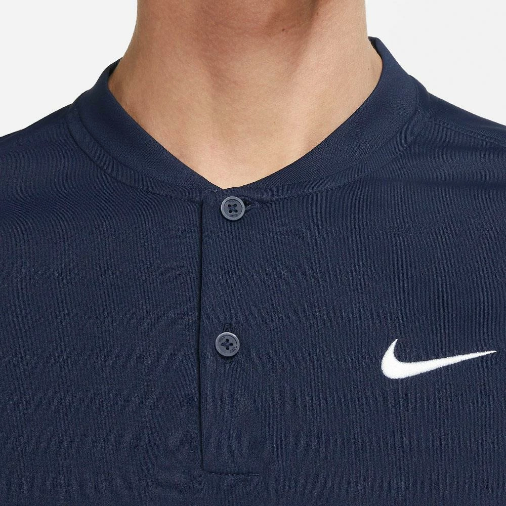 Nike Men's Blade Henley Polo - Obsidian - Image 4
