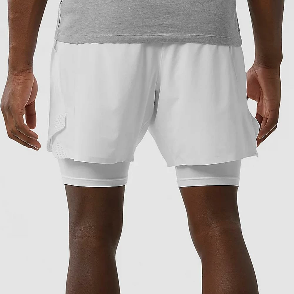 New Balance Men's Tournament 7" Short - White - Image 4