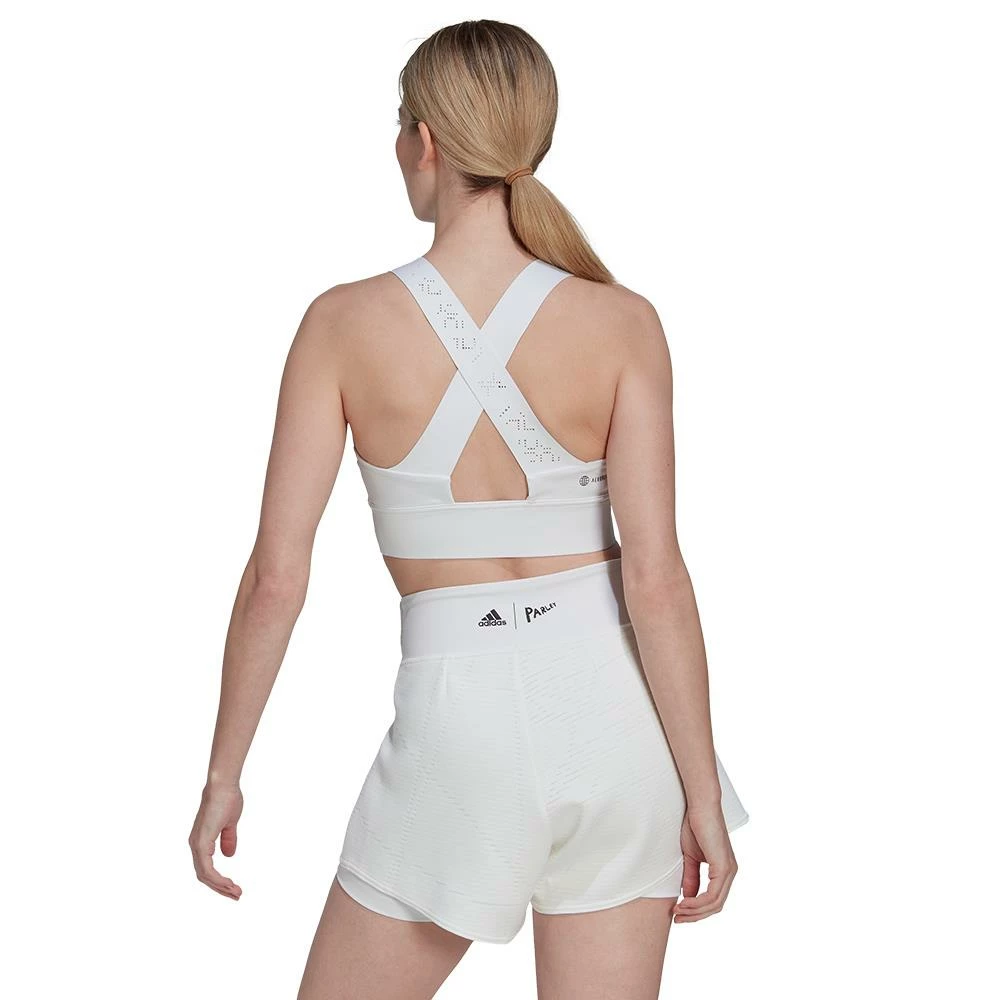 Adidas Women's London Crop Top - Parley - White - Image 4