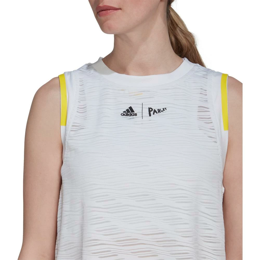 Adidas Women's London Match Tank - Parley - White - Image 4