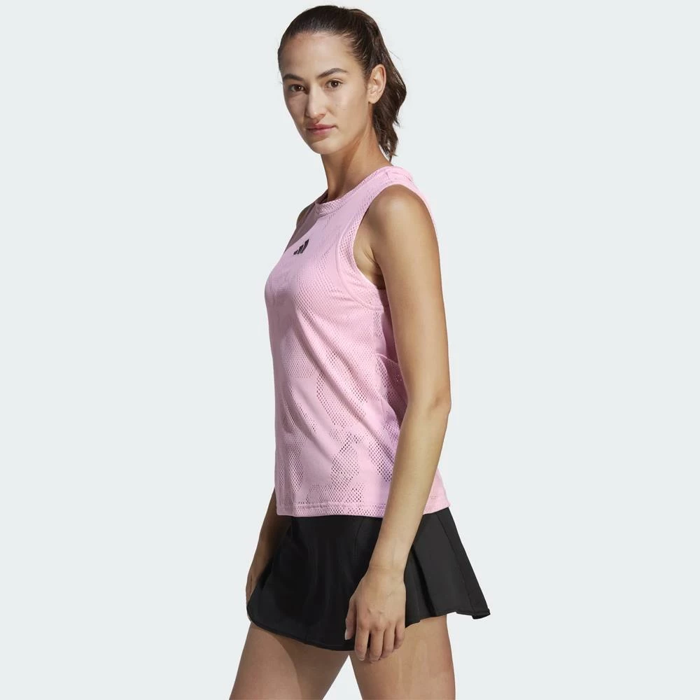 Adidas Women's Melbourne Match Tank - Clear Pink - Image 4
