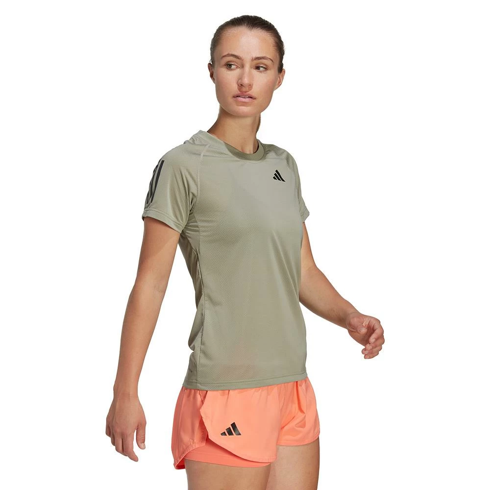 Adidas Women's Club Tee - Silver Pebble - Image 4