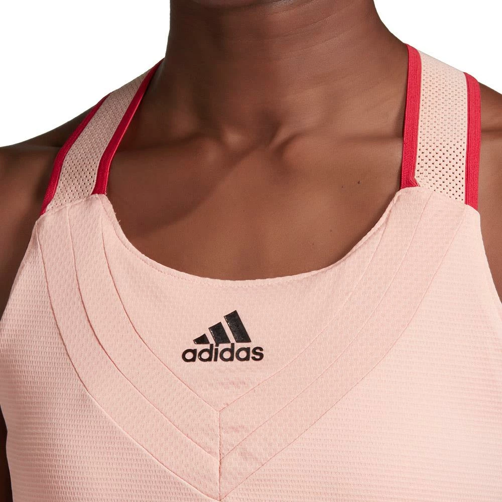 Adidas Women's HEAT.RDY Y-Back Tank Top - Haze Coral - Image 5
