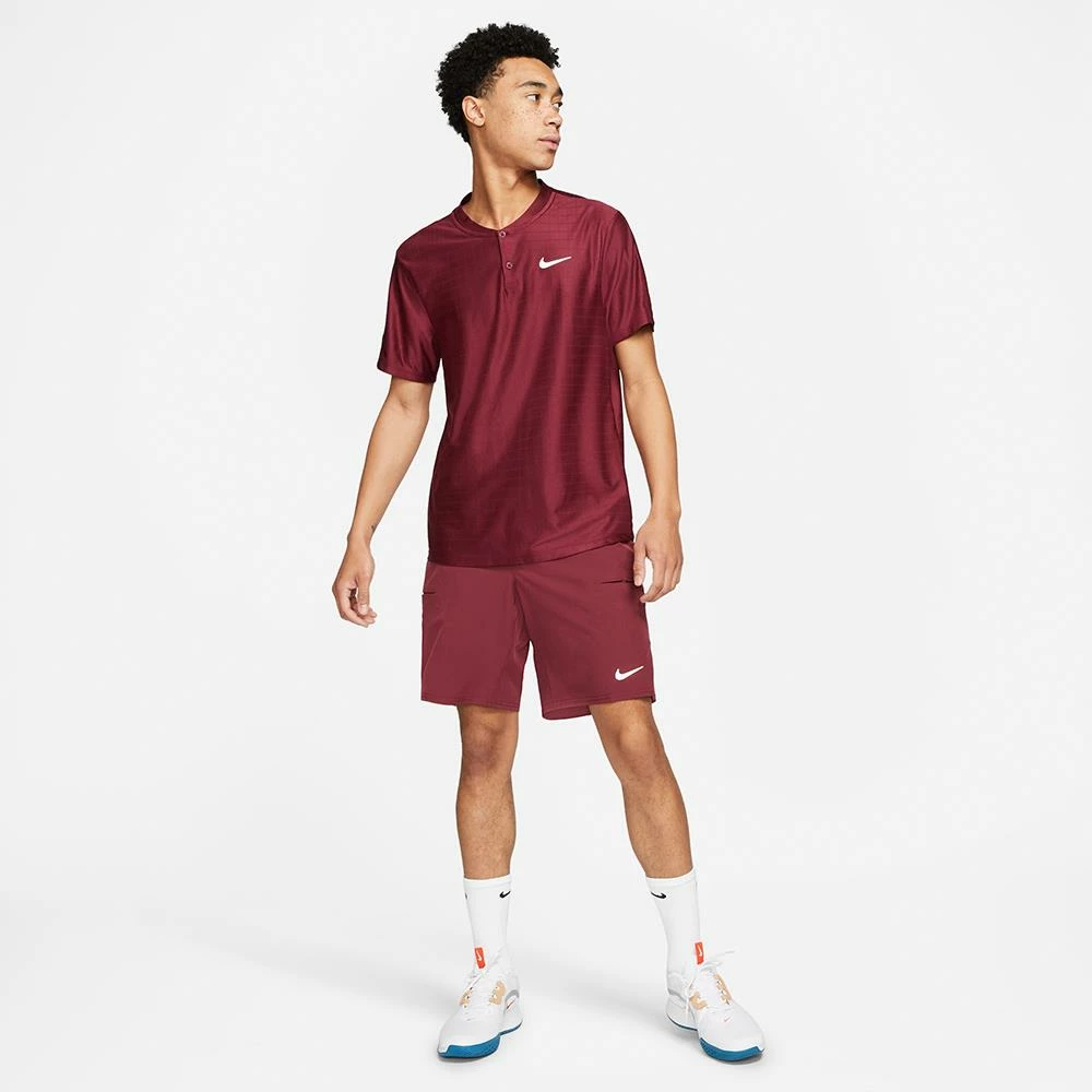 Nike Men's Advantage Polo - Dark Beetroot - Image 5