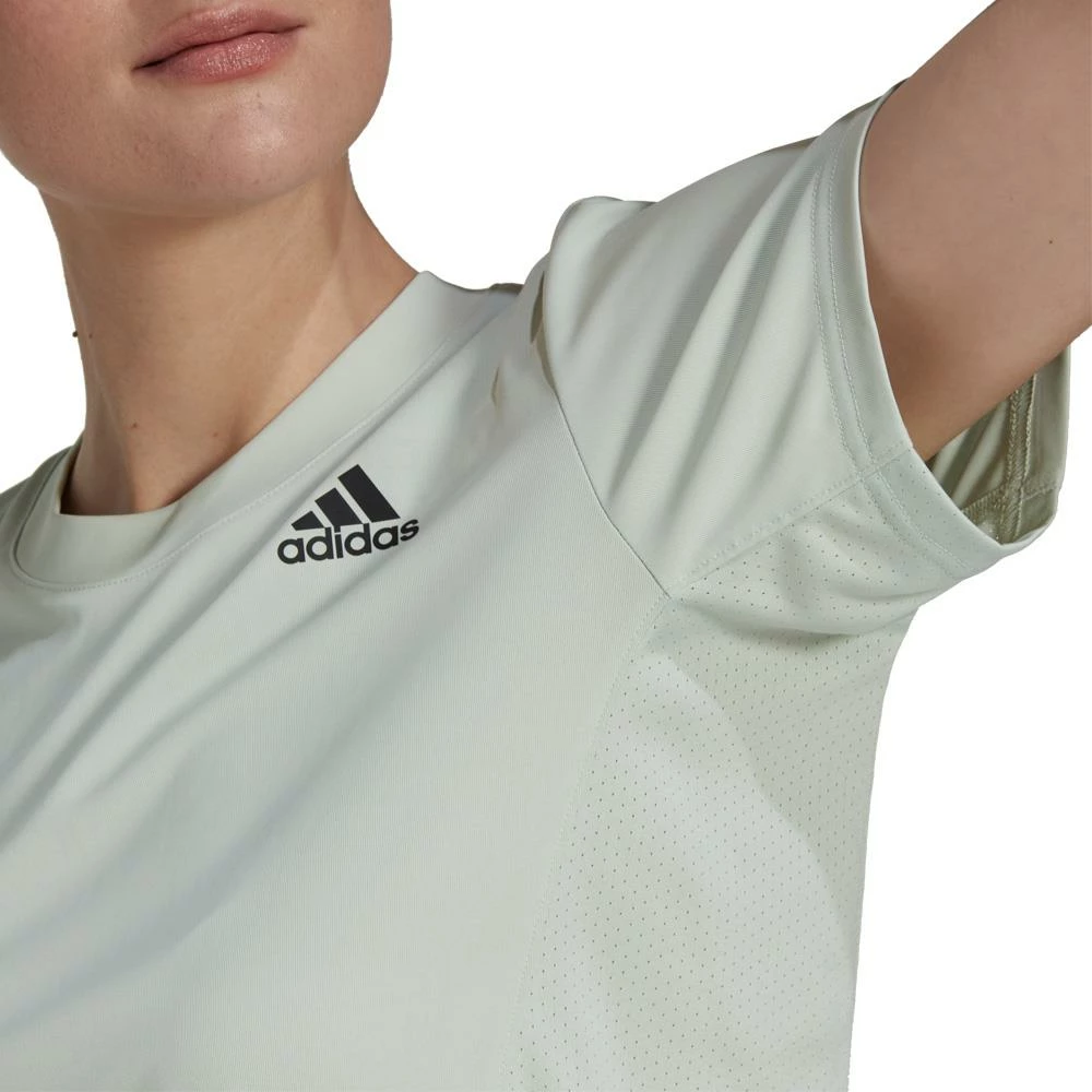 Adidas Women's Club Tee - Linen Green - Image 5