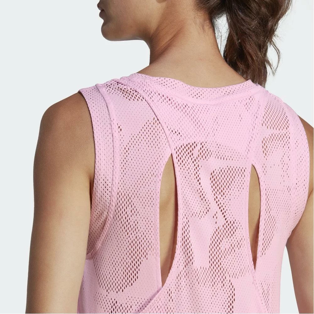 Adidas Women's Melbourne Match Tank - Clear Pink - Image 5