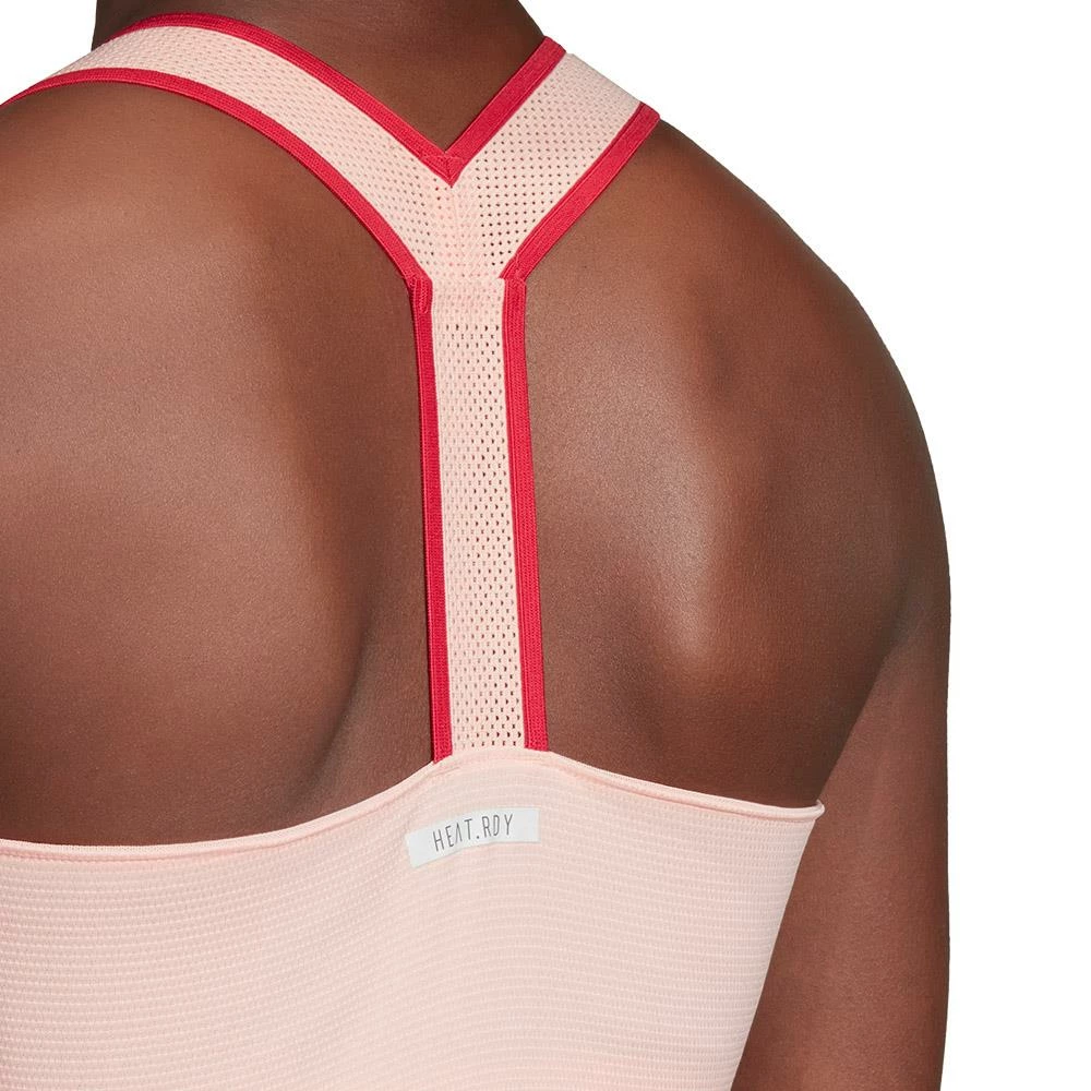 Adidas Women's HEAT.RDY Y-Back Tank Top - Haze Coral - Image 6