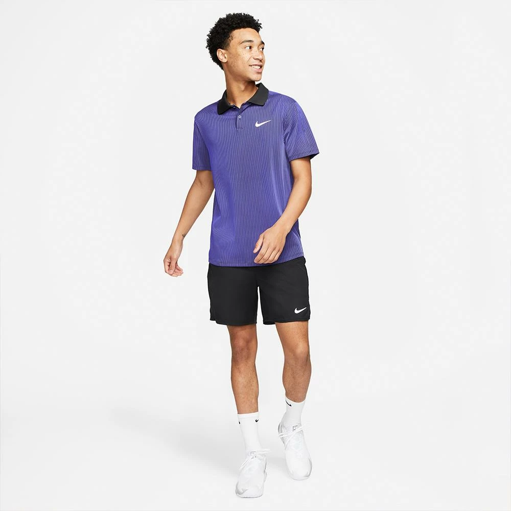 Nike Men's Slam Advantage Polo - Dark Purple Dust - Image 6