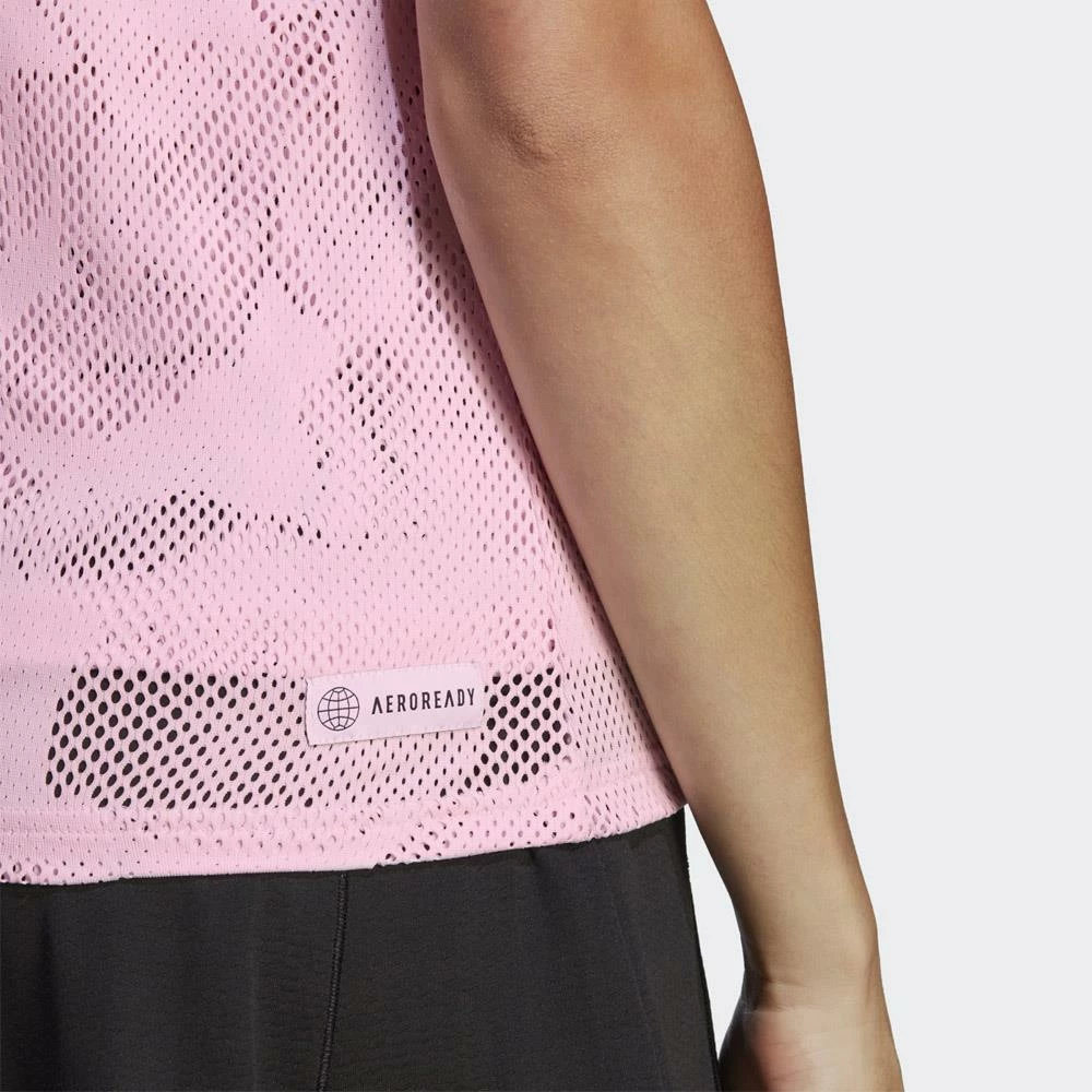 Adidas Women's Melbourne Match Tank - Clear Pink - Image 6