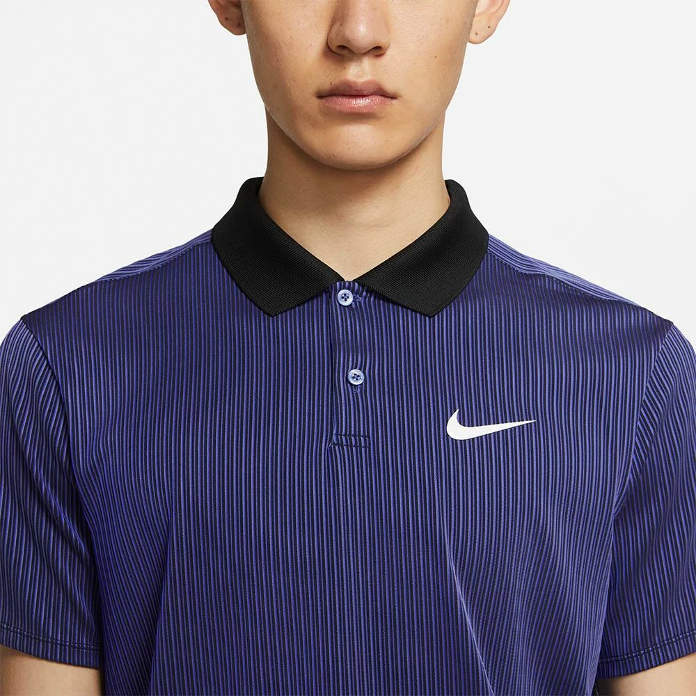 Nike Men's Slam Advantage Polo - Dark Purple Dust - Image 3
