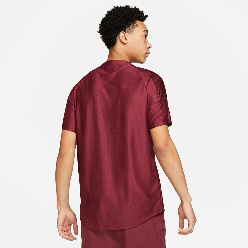 Nike Men's Advantage Polo - Dark Beetroot - Image 3