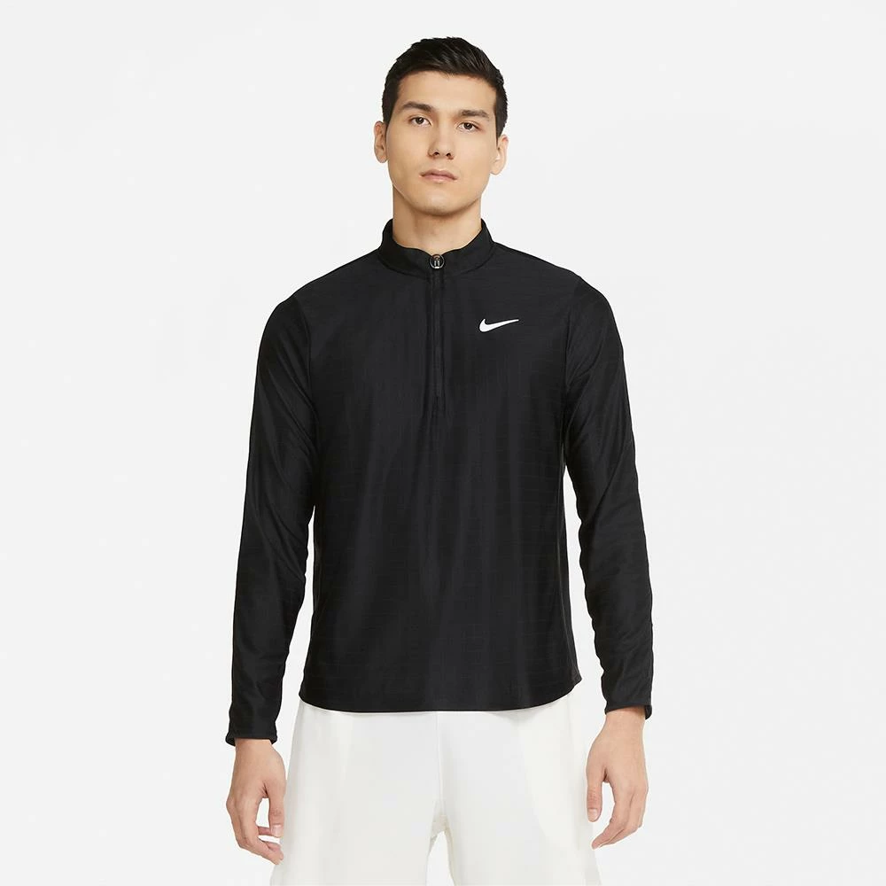 Nike Men's Advantage Longsleeve - Black - Image 3