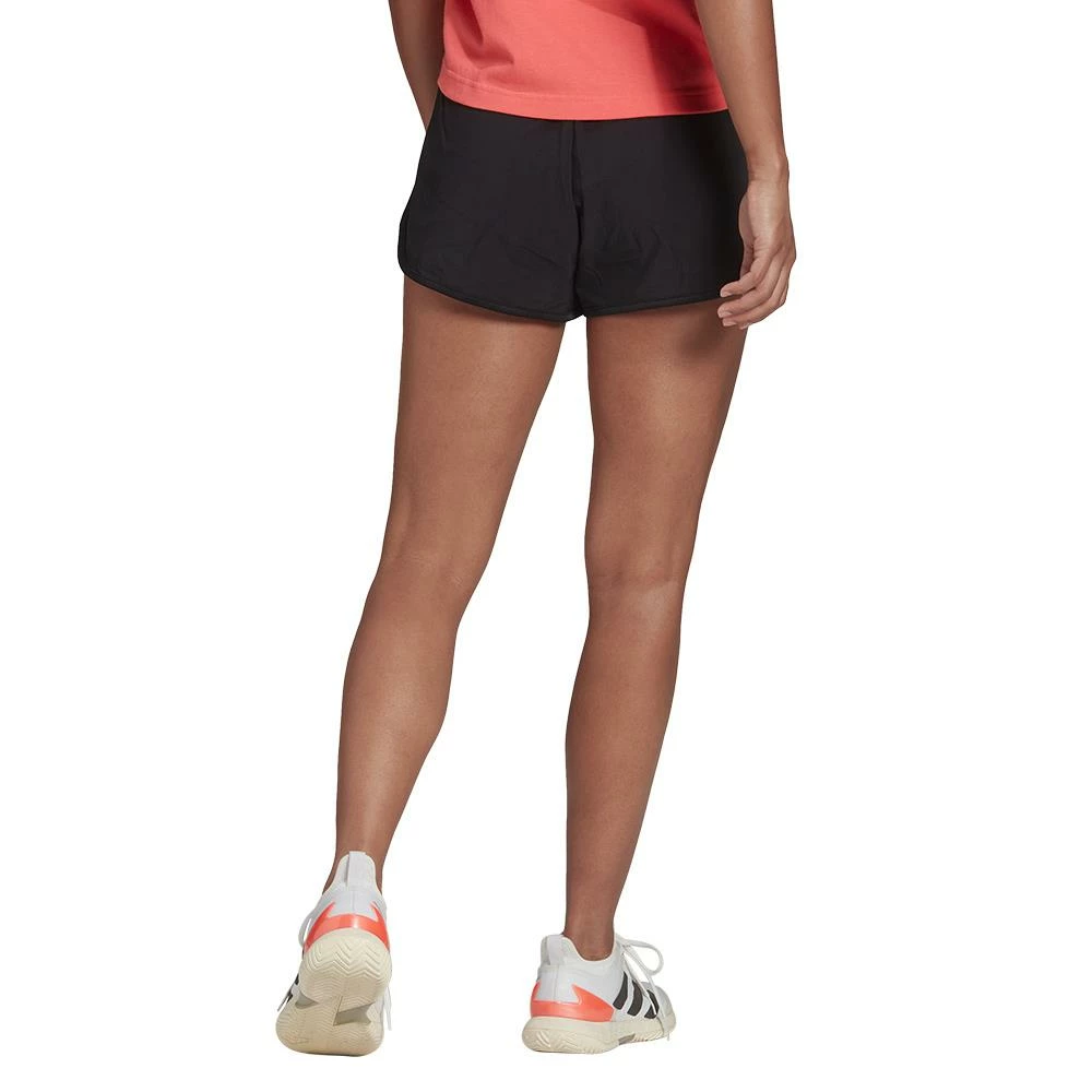 Adidas Women's Club Shorts - Black/Grey Five - Image 3