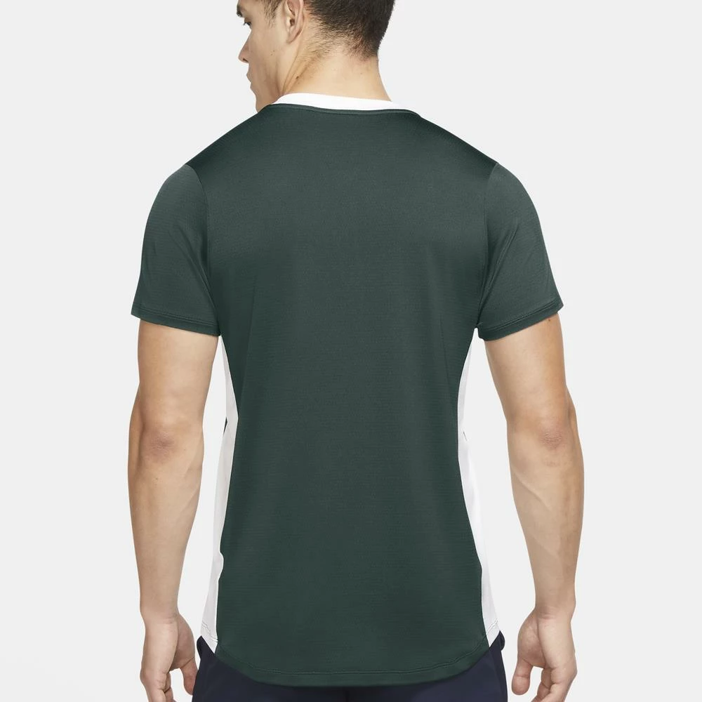 Nike Men's Advantage Polo - Pro Green/White - Image 3