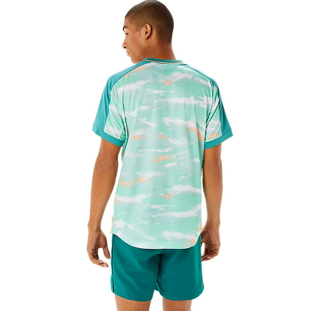 Asics Men's Match Graphic Short Sleeve - Misty Pine - Image 3