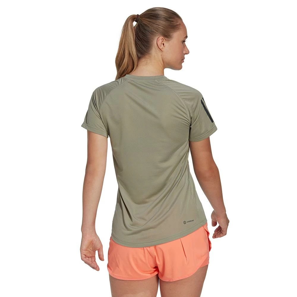 Adidas Women's Club Tee - Silver Pebble - Image 3