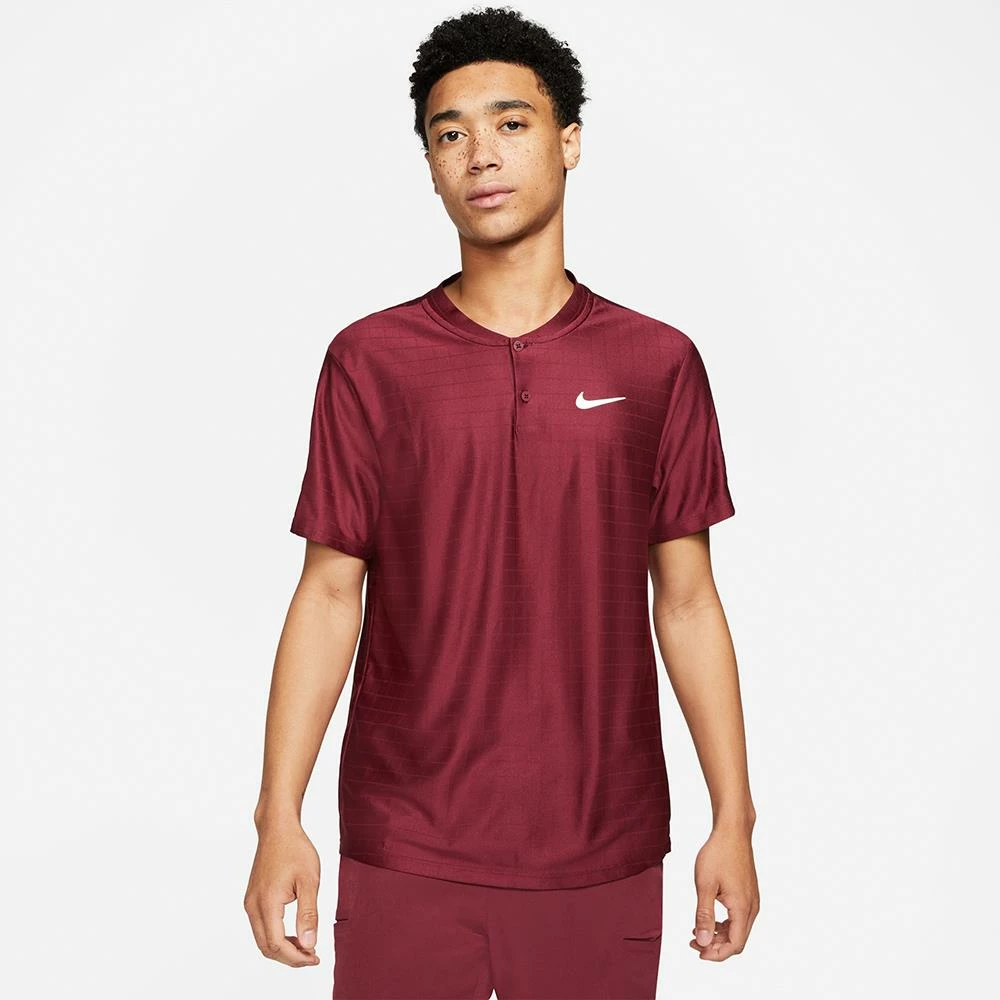 Nike Men's Advantage Polo - Dark Beetroot - Image 2