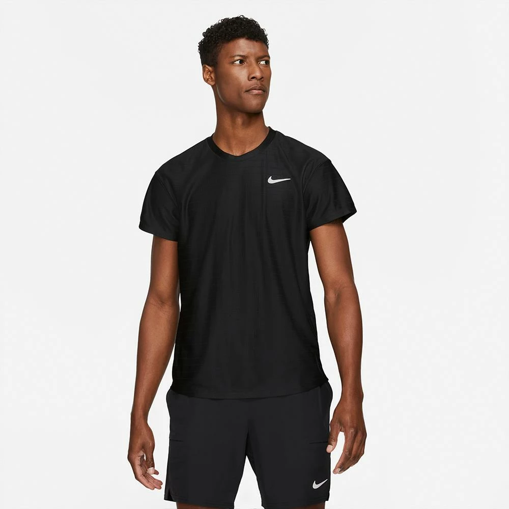 Nike Men's Advantage Top - Black - Image 2