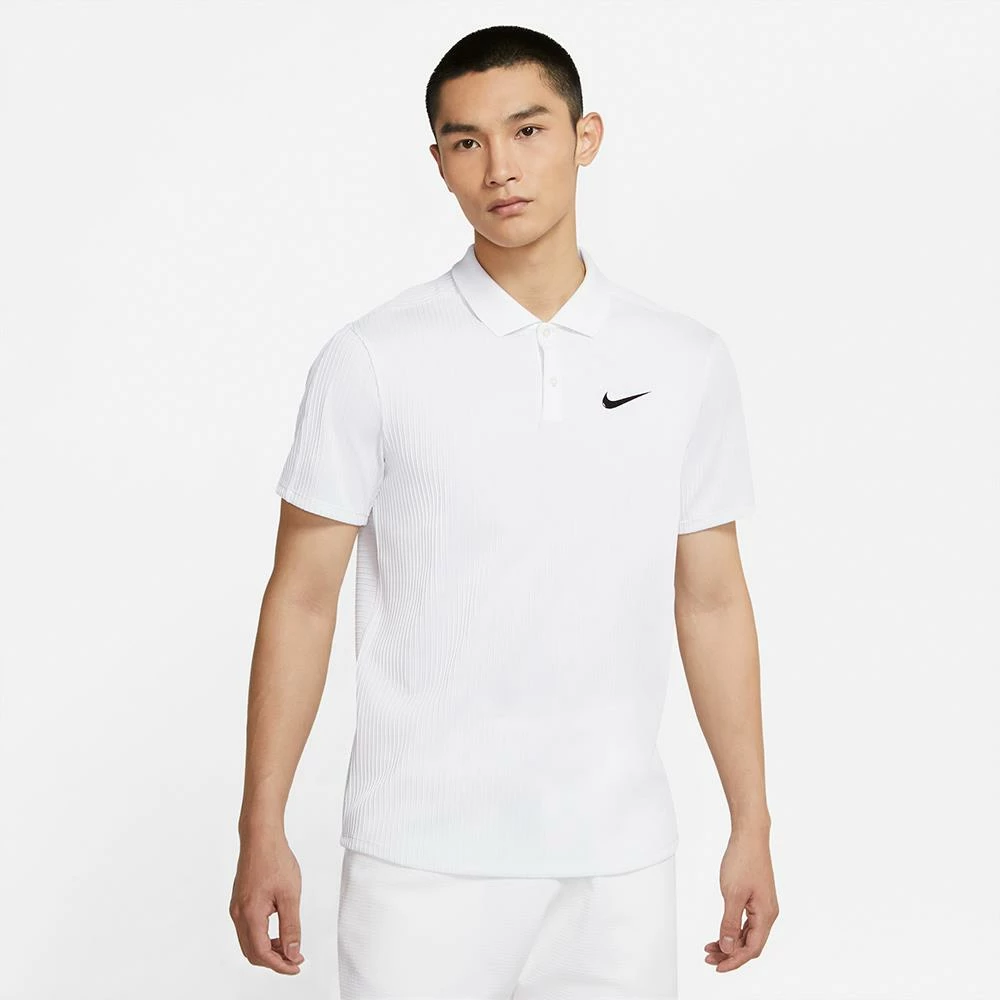 Nike Men's Advantage Slam Polo - London - White - Image 2