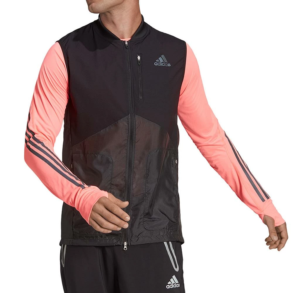Adidas Men's AdiZero Vest - Black - Image 2