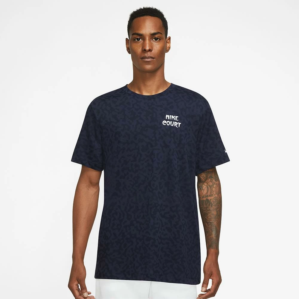 Nike Men's Slam Paris Tee - Obsidian - Image 2