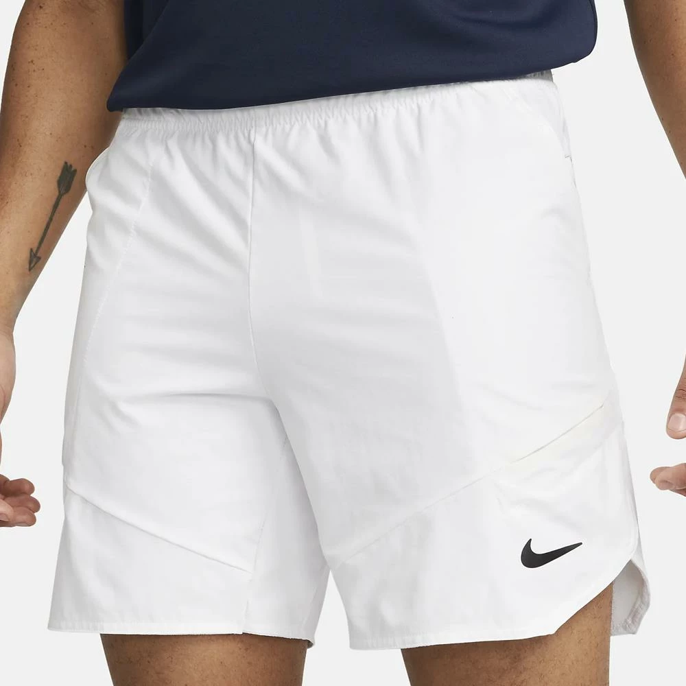 Nike Men's Advantage 7" Short - White/Black - Image 2