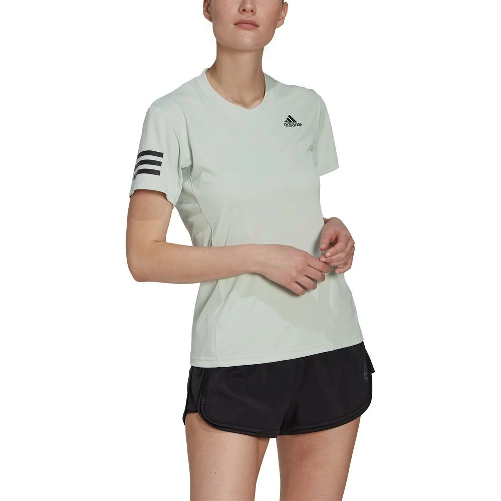 Adidas Women's Club Tee - Linen Green - Image 2