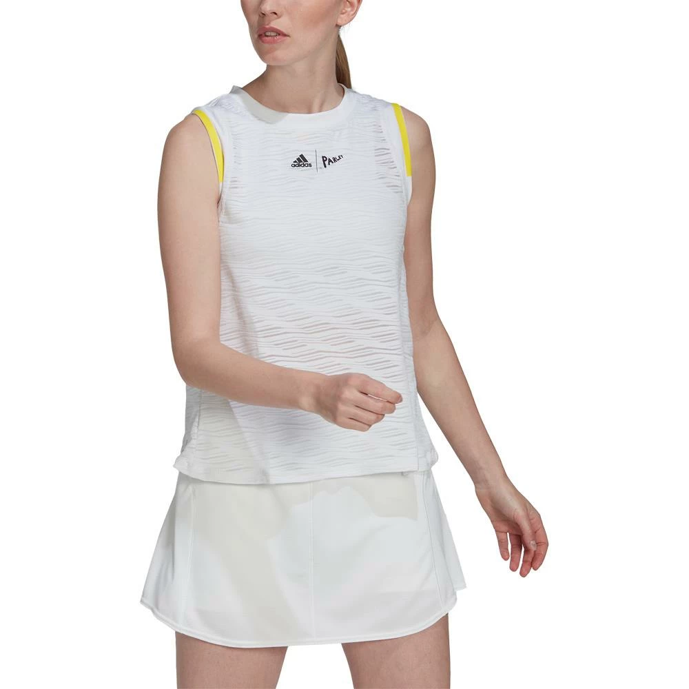 Adidas Women's London Match Tank - Parley - White - Image 2
