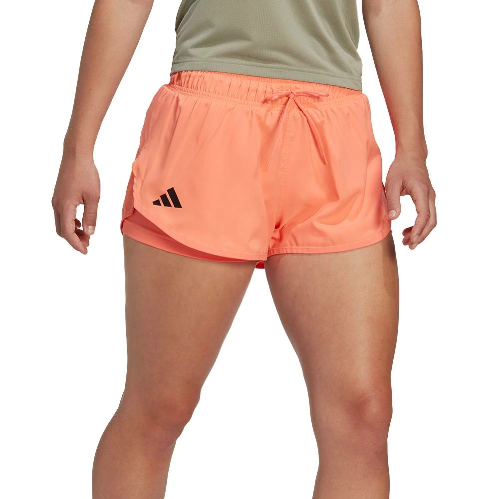 Adidas Women's Club Short - Coral Fusion - Image 2