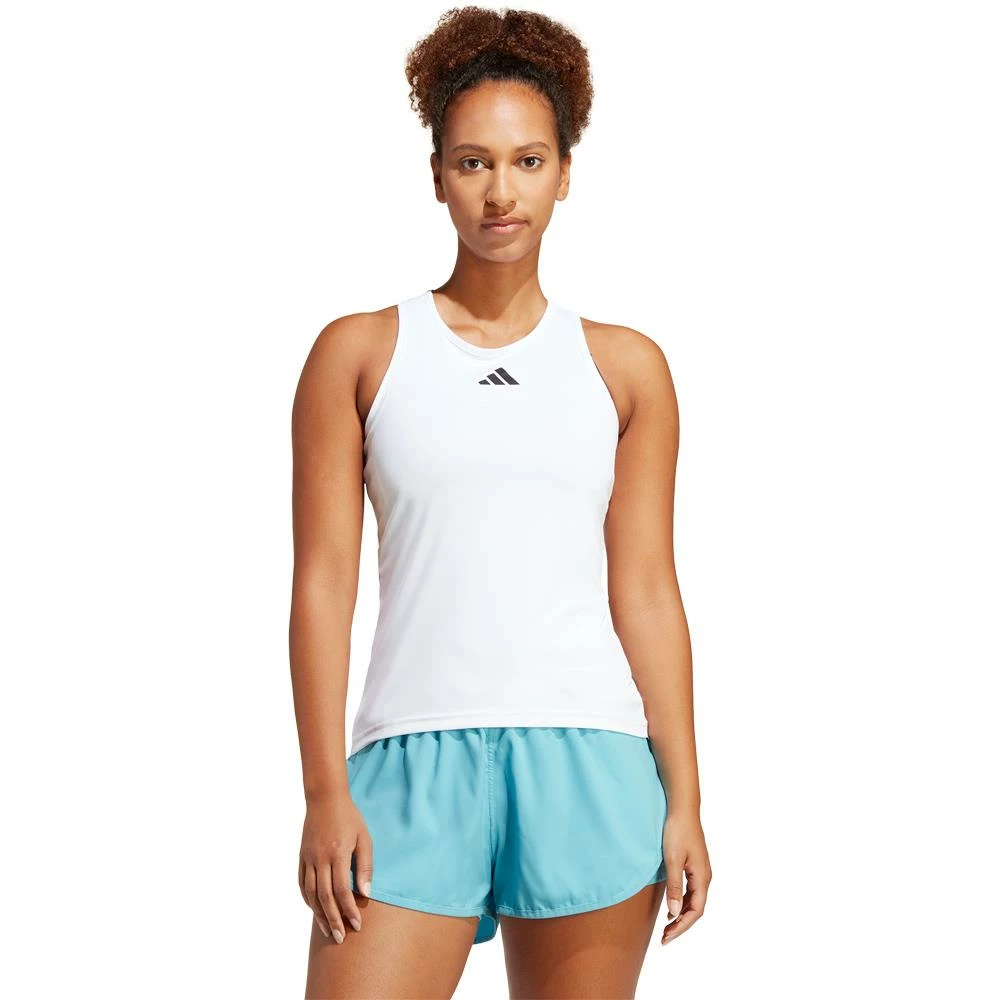 Adidas Women's Club Tank - White - Image 2