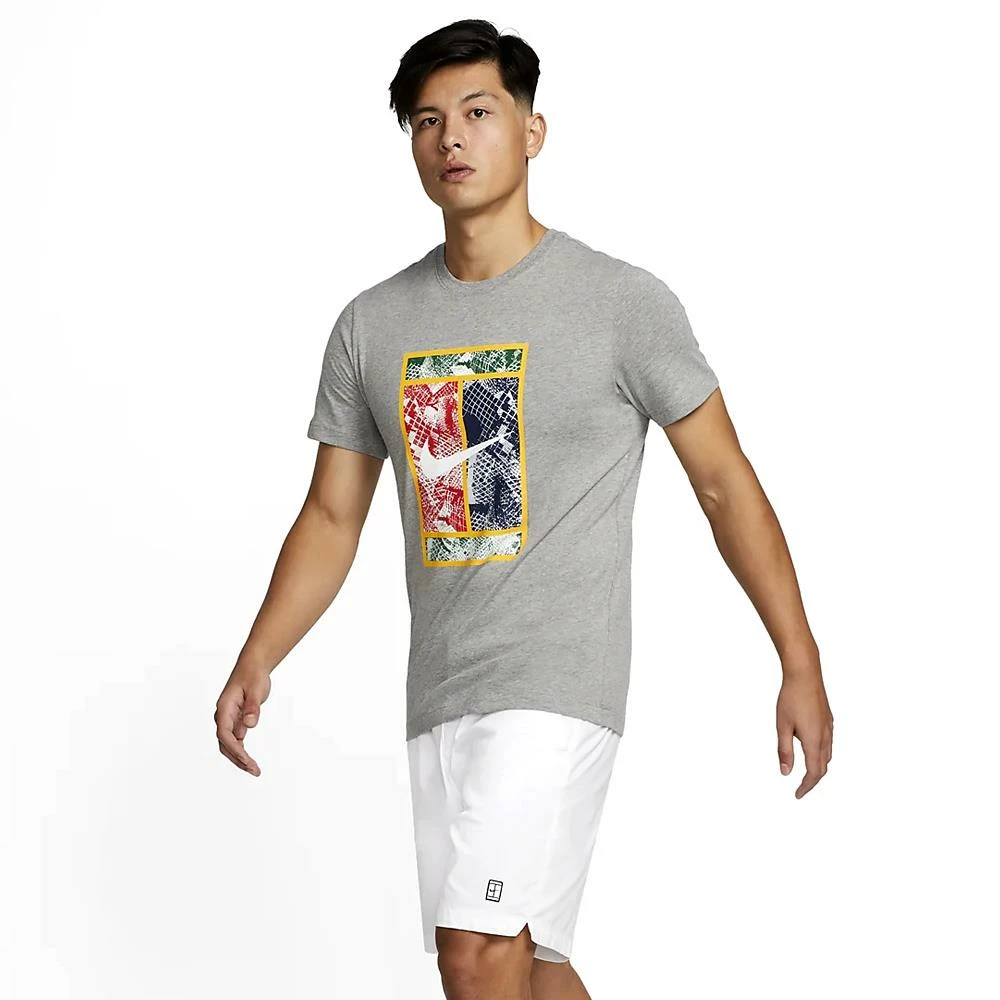 Nike Men's Heritage Tee - Dark Grey Heather - Image 2