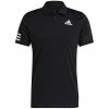 Adidas Men's Club 3 Stripe Polo - Black