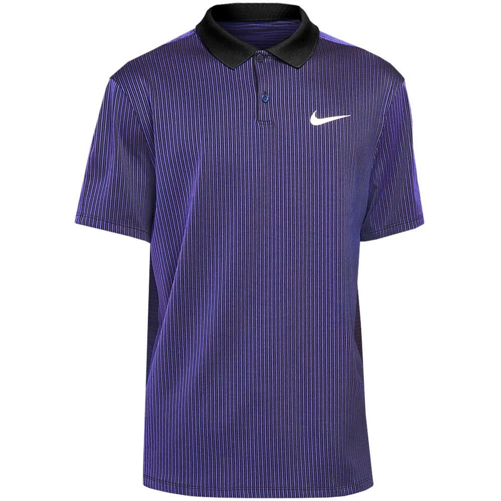 Nike Men's Slam Advantage Polo - Dark Purple Dust