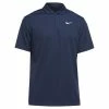 Nike Men's DriFit Solid Polo - Obsidian/White