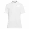 Nike Men's DriFit Solid Polo - White/Black