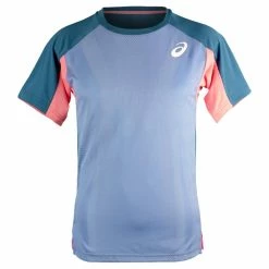 Asics Men's Match Actibreeze Short Sleeve - Light Indigo