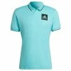 Adidas Men's Paris Freelift Polo - Pulse Aqua/Black