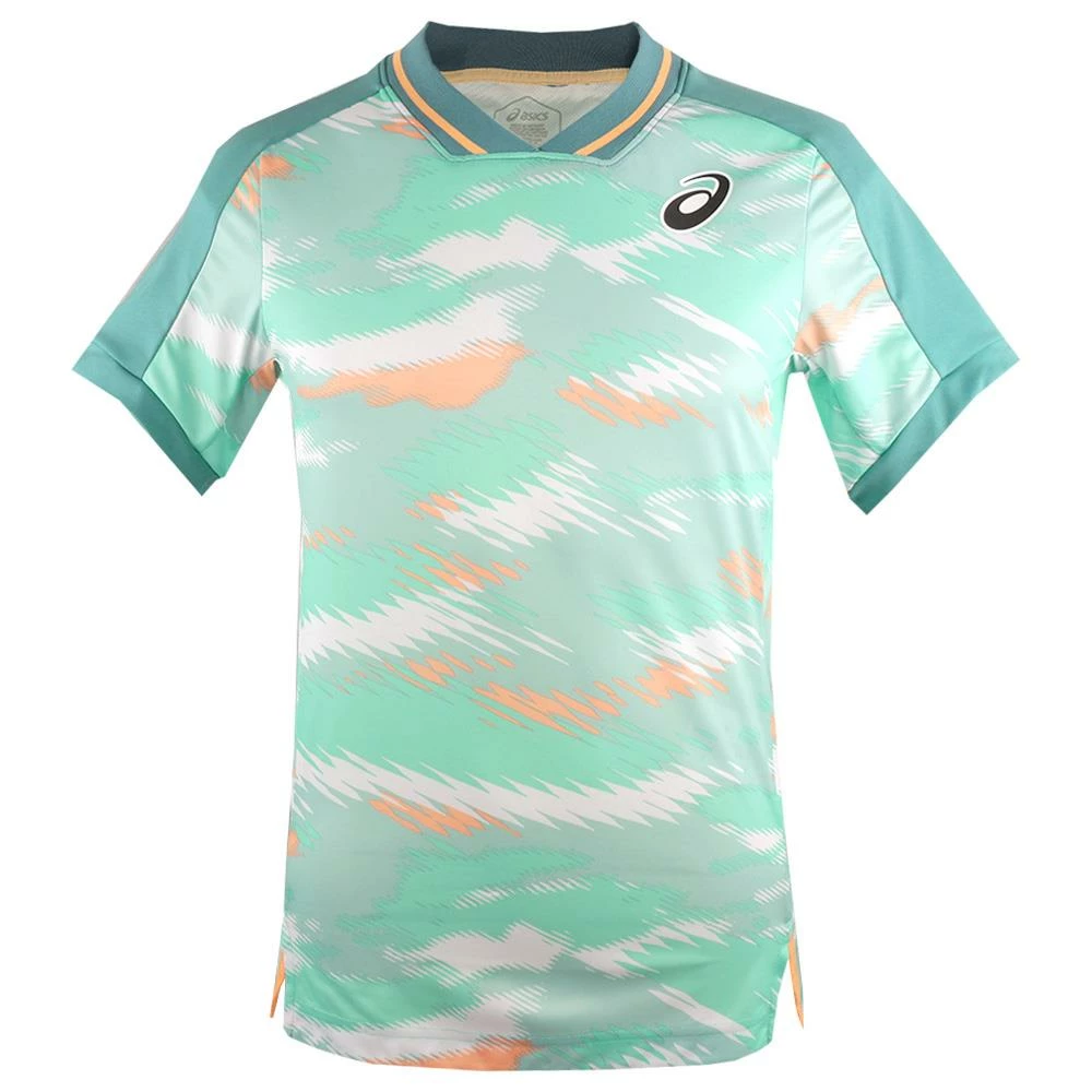 Asics Men's Match Graphic Short Sleeve - Misty Pine