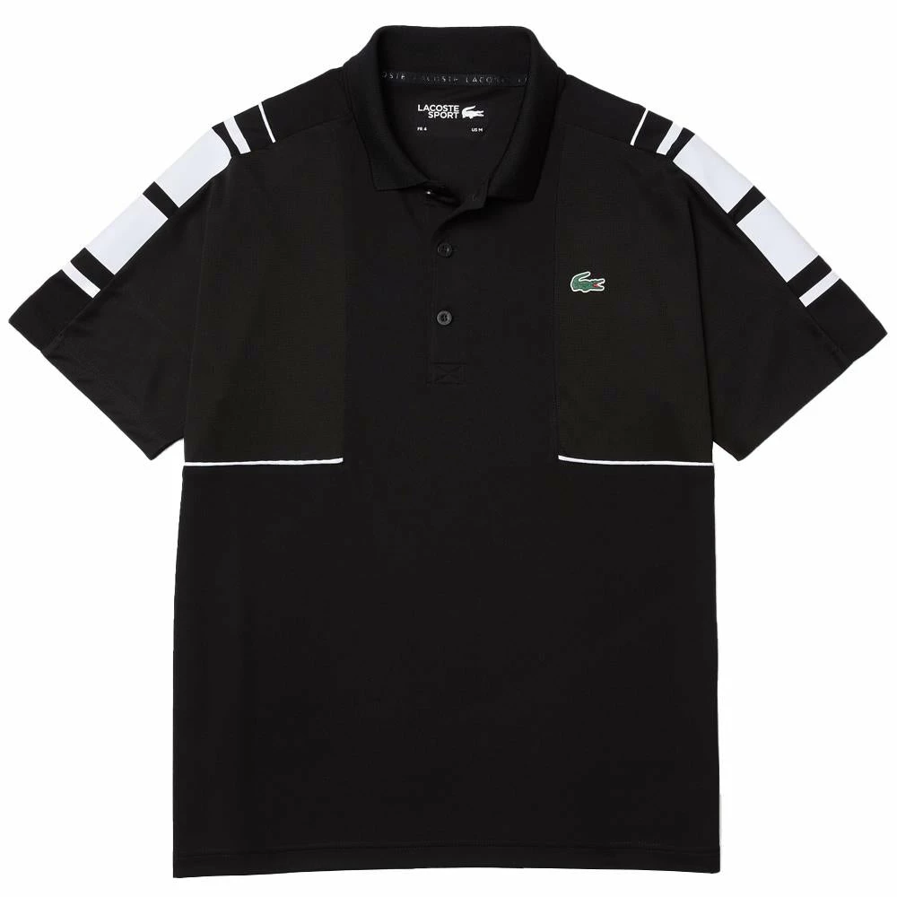 Lacoste Men's Sport Pique Polo - Black