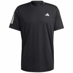 Adidas Men's Club 3 Stripe Tee - Black