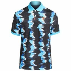 Nike Men's Heritage Slim Printed Polo - Baltic Blue